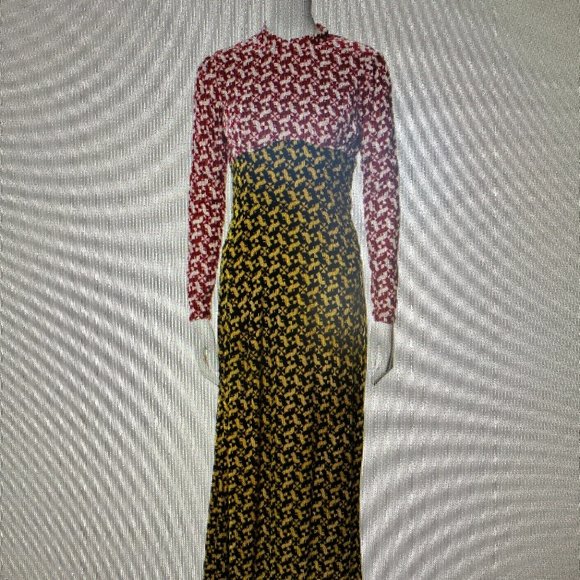 SOLD (on another site) Rachel Comey  Long Converge Stretchy Dress - Picture 1 of 5